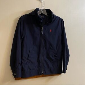 Polo Ralph Lauren P-Layer 1 Hooded Jacket Navy Boy’s Sz M 10-12 NWOT Outdoors